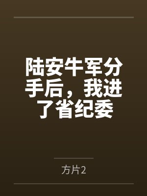 陆安牛军分手后，我进了省纪委